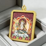 Hand-Painted Samantabhadra Thangka Art - Image 4